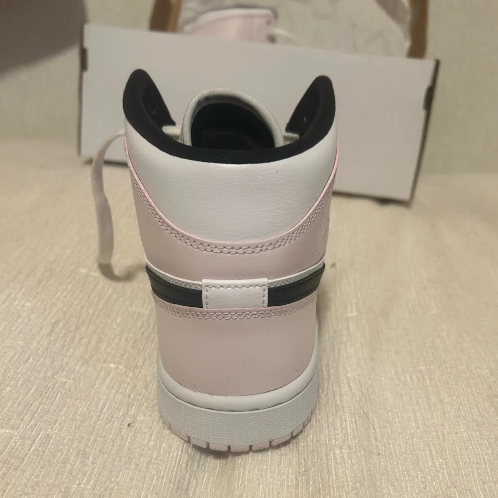Women’s Nike Air Jordans 1 Mid - Barely Rose - Picture 9 of 13